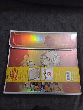 Mead Pokémon Arcanine Trapper Keeper - Red/Orange Holographic
